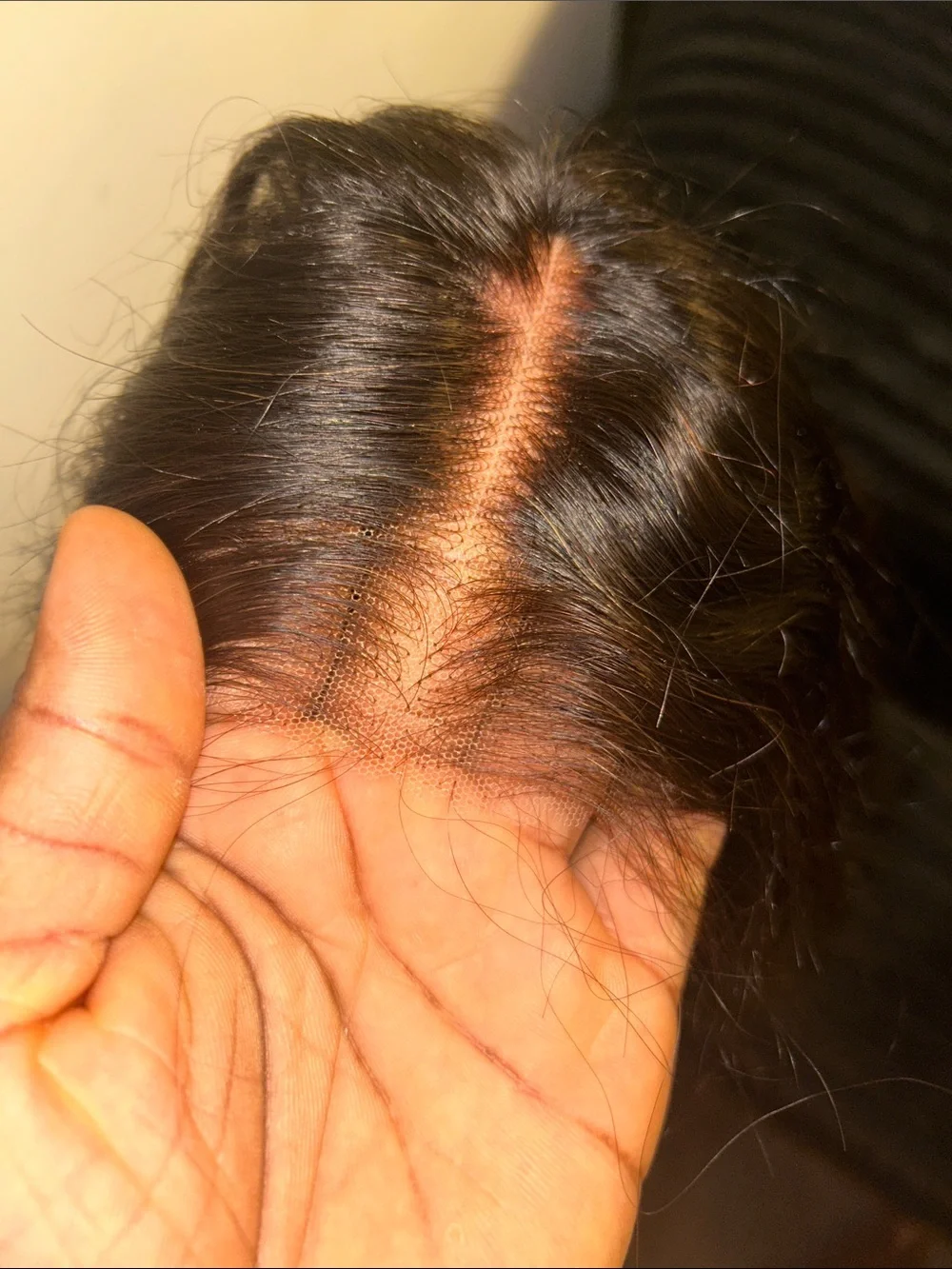 Natural Black Lace Frontal Closure - Women's Hair